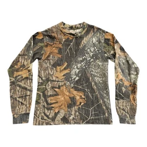Mossy Oak Langarm T-Shirt Kinder Alter 11-12 Jagd Multi Camo Tee K166 - Bild 1 von 5