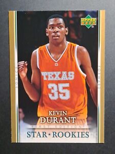Kevin Durant 2007-08 Upper Deck First Edition Star Rookies GOLD BORDER #202 RC