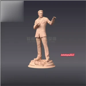1/43 Man Tony Stark Statue Scene Minitures Figures Doll For Cars Vehicles - Picture 1 of 6