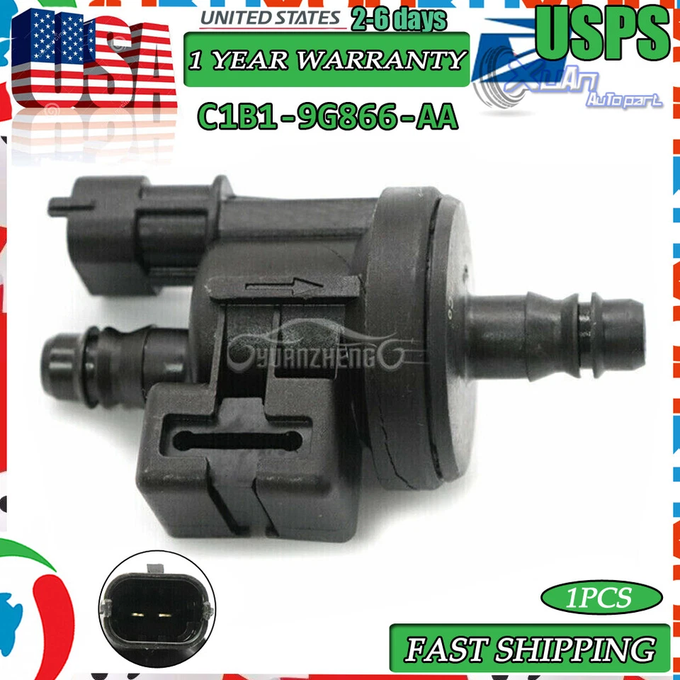 C1B1-9G866-AA nueva válvula solenoide de purga de combustible EVAP para Ford Fiesta Focus 2012-17  Foto 1 de 4
