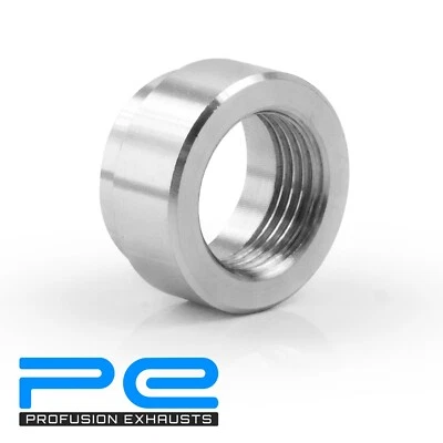 Exhaust Lambda Boss Nut Weld-on 304 Stainless Steel M18 x 1.5 O2 Oxygen Sensor - Image 1 of 4
