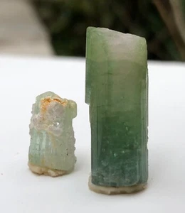 Rare Natural Tourmaline Crystal Gemstone Specimens, 27.60 Carats Afghanistan - Picture 1 of 5