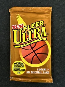 1993-94 Fleer Ultra Series 1 Basketball Hobby Pack (1) Sealed From Box Jordan - Picture 1 of 2