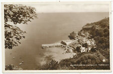 Babbacombe Harbour, Torquay, Devon, 1939 pc to Percy & Winifred Riches, Rochford