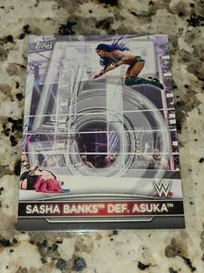 WWE WWF SASHA BANKS ASUKA 2021 TOPPS WOMEN'S DIVISION 5TH ANNIVERSARY #RC-10 - Picture 1 of 1