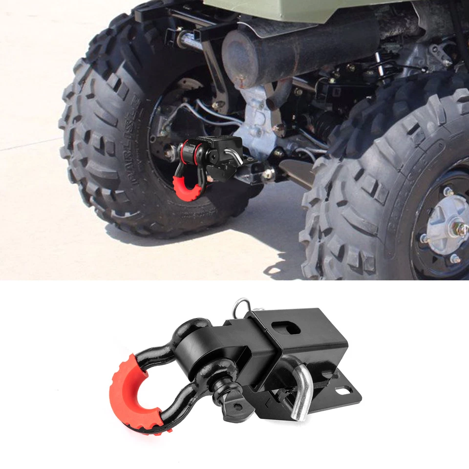 Para Polaris Sportsman 450/570/700/800 2" Enganche de remolque Receptor Grillete Montaje de remolque Foto 1 de 4