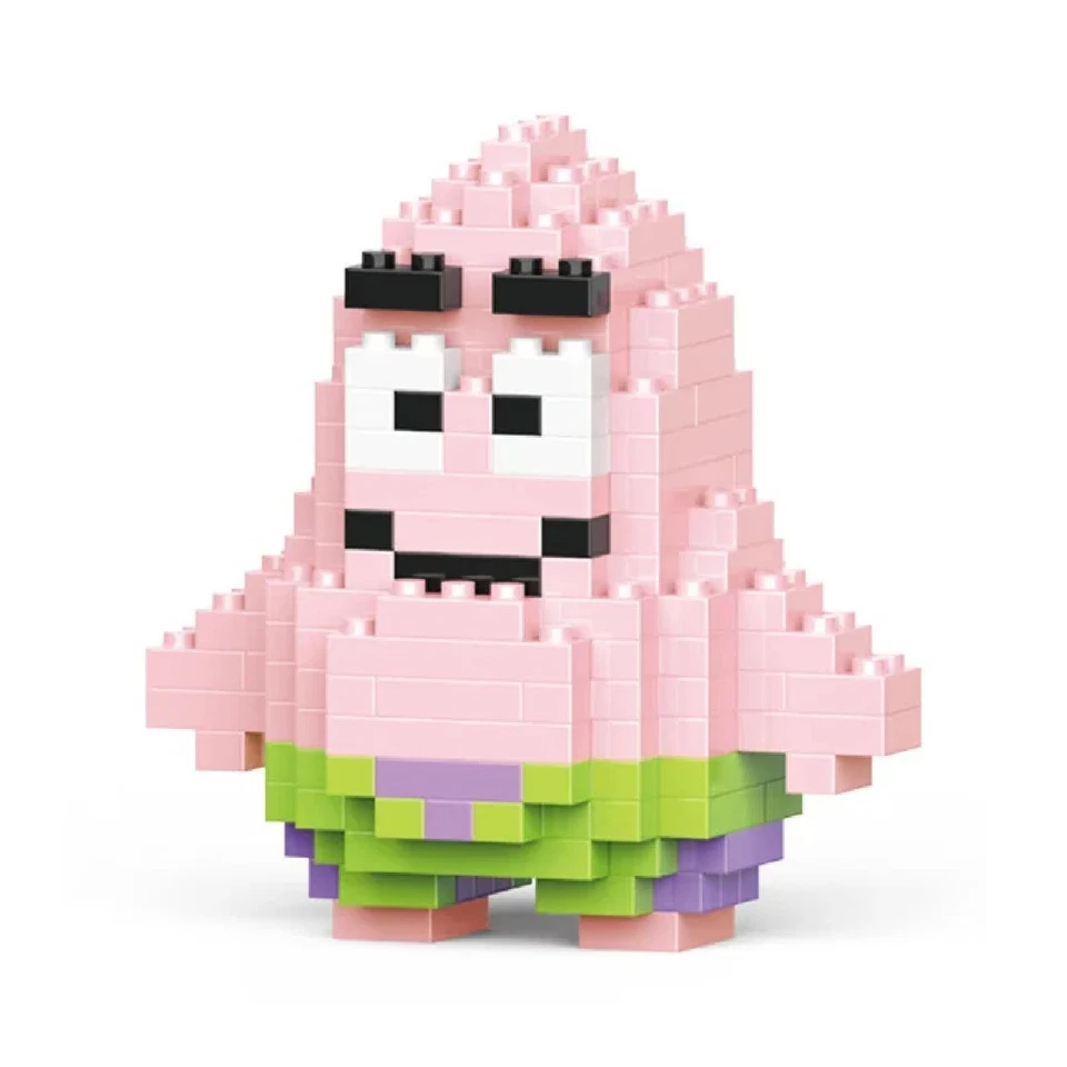 Patrick Spongebob LOZ Style 166pc Nano Brick Mini Building Block Puzzle - Image 1 of 1