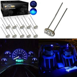 Partsam 10PCS Blue T4.7 Instrument Panel LED Light Gauge Cluster Bulbs... - Picture 1 of 8