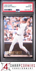 1996 FLEER #189 DON MATTINGLY YANKEES PSA 10 - Picture 1 of 2