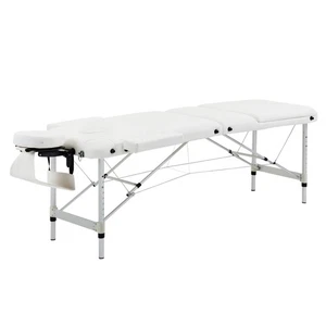 Massageliegen höhenverstellbarer Massagetisch Massagebett Aluminium Kunststoff - Bild 1 von 10