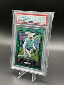 2023 PANINI PRIZM TUA TAGOVAILOA GREEN SCOPE /75 PSA 10 GEM MT 🔥 - Picture 1 of 2
