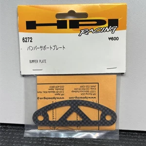HPI 6272 Carbon Fiber Bumper Plate Support RS4 Pro Pro2 Rally Sport Vintage RC - Picture 1 of 2