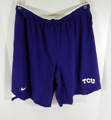 Texas Christian University TCU мужчин фиолетовый футбол DriFit шорты Nike 2XL б/у - Изображение 1 из 4