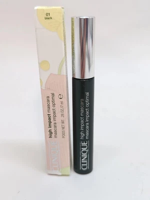 Clinique High Impact Mascara ~ 01 Black ~ Full Size (0.28 oz / 7 ml) NEW IN BOX - Image 1 of 4