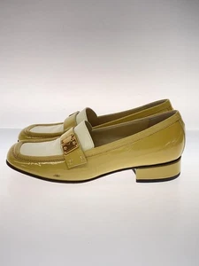 Louis Vuitton Square Toe Loafers/Size 34.5/Yellow/Enamel - Picture 1 of 8