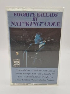 Nat King Cole Favorite Ballads Cassette 1982 Capitol Records - Bild 1 von 2