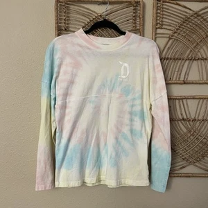 Disney Disneyland Spirit Jersey Pastel Tie Dye Glitter Cotton Candy Kids XL B29 - Picture 1 of 8