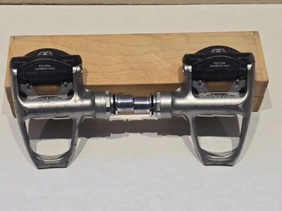 Pedales de bicicleta de carretera Shimano PD-7750 Dura Ace, 9/16 Foto 1 de 3