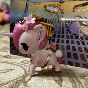 Tokidoki Unicorno “Princess Taiping” Cherry Sakura Pink Figure 3" Han Tang - Picture 1 of 11
