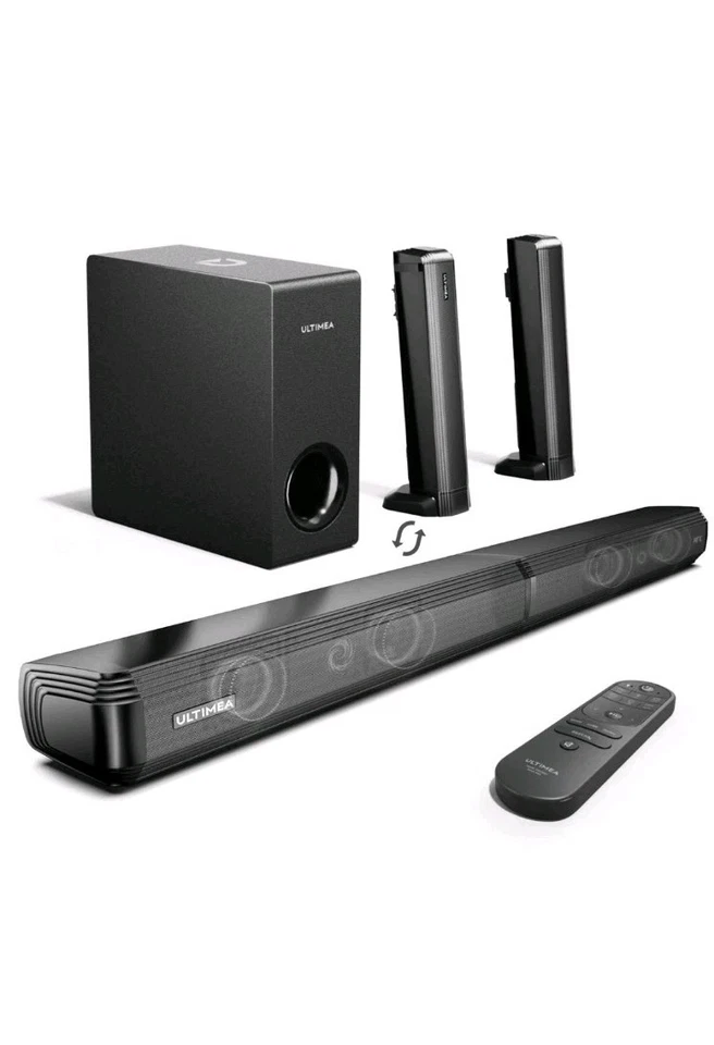 Ultimea Apollo S50 4.1-Kanal abnehmbare Soundbar mit Subwoofer Bluetooth 5.3, - Bild 1 von 4