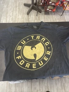 WU-TANG Clan 2014 Black & Yellow Men's Graphic T Shirt Sz Large FEA - Picture 1 of 3