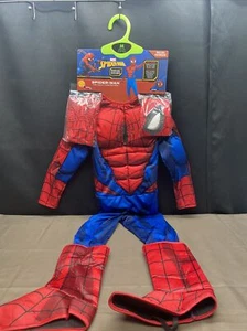 Spiderman Boy's Deluxe 3D Halloween Premium Styled Costume - Picture 1 of 10
