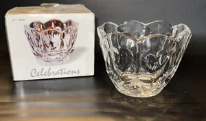 Sweet Heart 5.25" Bowl 24% Lead Crystal #301881-GB Made in USA - Picture 1 of 3