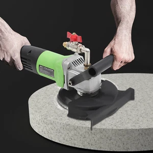 Nass-Steinschleifer Na?polierer Schleifmaschine m. 7* 4'' Nassschleifscheiben DE - Bild 1 von 23