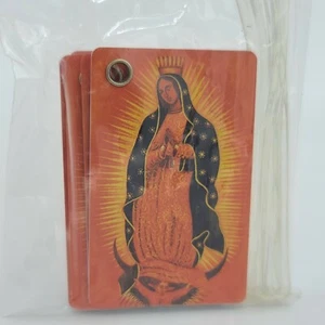 Luggage Tags Virgin Mary Double Sided Travel Religious Pack of 5 - Picture 1 of 8