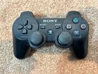 Official Sony PlayStation 3 Dualshock (CECHZC2E) Black Controller - Tested