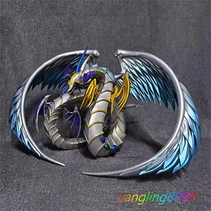 YU-GI-OH! Figura Dragón Arco Iris Resina Modelo Estatua Colección Hecha a Mano 20cm/25cm - Imagen 1 de 24