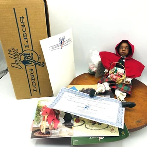 Daddys Long Legs Little Red Riding Hood Doll Original Box Signed K Germany - Picture 1 of 9