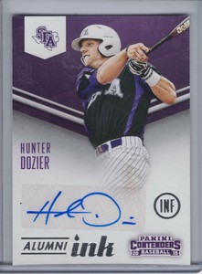 HUNTER DOZIER 2015 Panini Contenders Alumni Ink Auto/Autograph #8 🥎E7209🥎