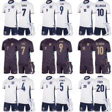 Kids 2024 Eng National Team Land Football Kits Jersey Strip Shirt Shorts Socks13