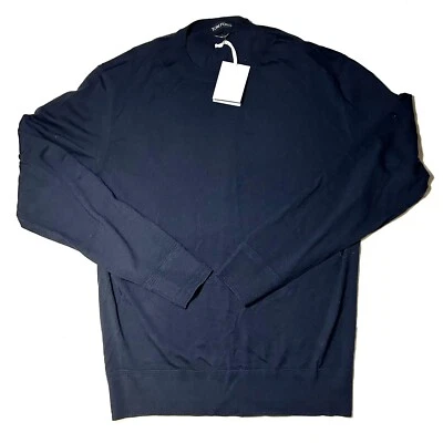 NUEVO CON ETIQUETAS Tom Ford - Suéter Cuello Redondo Lana Merino - 56 (2XL) - Azul Medianoche - Antes $790 Foto 1 de 4