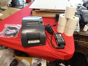 Epson TM-U220B M188B POS Receipt/Label Printer Ethernet or USB w/Cables Tested - Picture 1 of 9