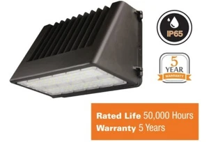 NaturaLED CWP40/50K/BZ 40W 120-277V Full Cutoff DLC LED Wall Pack 250W MH Equal - Picture 1 of 6