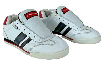 Zapatos Vintage Años 90 Y2K DVS Company Milán Blanco Negro Rojo Talla 9.5 Foto 1 de 4