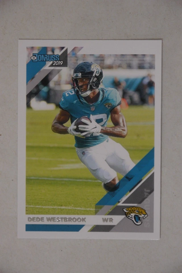 #123 Dede Westbrook Jacksonville Jaguars  2019 Donruss Football Card AT - Image 1 of 2