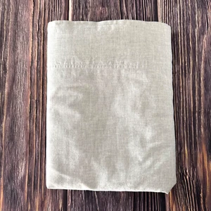 Lauren Ralph Lauren Graydon Melange King Flat Sheet Only Fog/Gray 100% Cotton - Picture 1 of 6