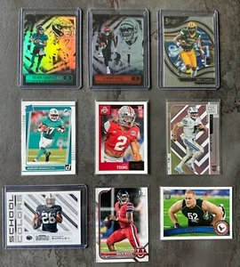 NFL rookie lot 9 - T. Lawrence, J. Chase, S. Barkley, J.J. Watt, Malik Willis - Picture 1 of 4