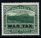 Dominica Stamp Sc Mr3 / Sg 57 - War Tax Overprint 1918