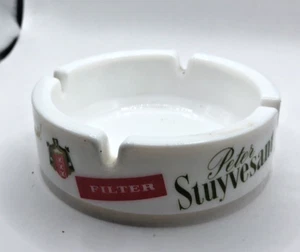 Vintage Peter Stuyvesant Filter Advertising Ashtray Made In France Opaline - Picture 1 of 6