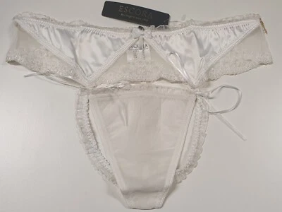 EROTIK PUR: ESCORA ZauberString ouvert 4190, Gr. 36 - XS,creme,NEU+Etikett 69,00 - Bild 1 von 4