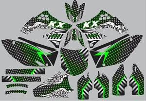 Graphic Kit for 2009-2011 Kawasaki KX450f KX 450f Tribal shroud Decal Graphics - Picture 1 of 1