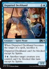 Departed Deckhand - Foil - Core Set 2019 - NM, English MTG Magic FLAT RATE SHIP