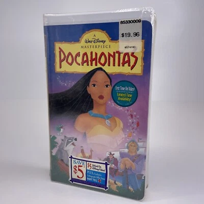 Pocahontas (VHS, 1995) Walt Disney Clam Shell, Brand New Sealed Foto 1 de 4