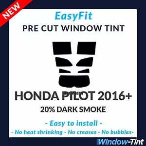 Easyfit Fisso Pre Taglio Pellicola Finestrini per Honda Pilot 2016 20% Dark Rear - Foto 1 di 3