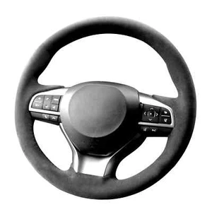 Cubierta de volante Alcantara puntada a mano para Lexus ES200 ES300H ES350 RX350 - Imagen 1 de 11
