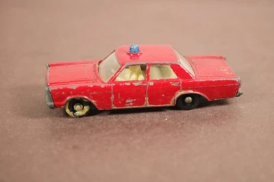 Vintage Matchbox Lesney No. 59 Ford Galaxie Fire Chief Made In England LQQK - Image 1 of 4